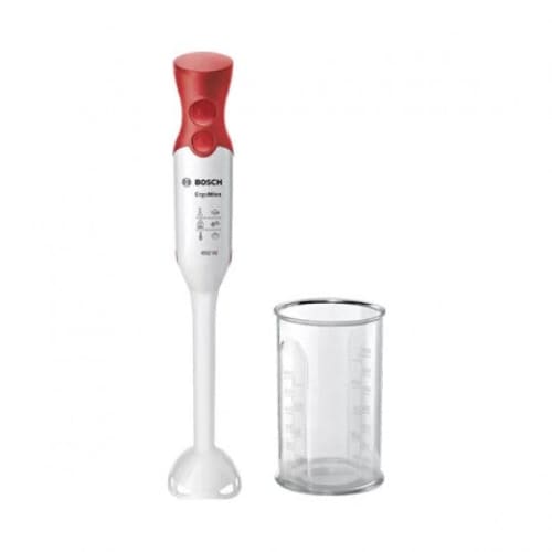 MIXEUR PLONGEANT BOSCH 450 W BLANC & ROUGE(MSM64010) MIXEUR PLONGEANT BOSCH 450 W BLANC & ROUGE(MSM64010)